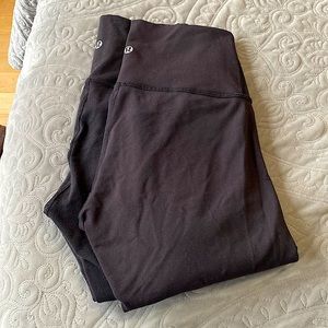 2 PAIRS OF LULULEMON wunder under leggings size 4